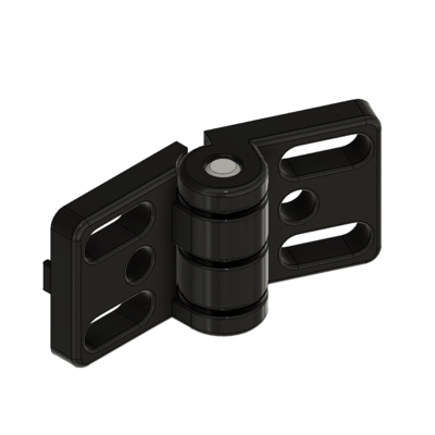 MODULAR SOLUTIONS DIE CAST ZINC HINGE&lt;br&gt;45 EXTERNAL W/HARDWARE